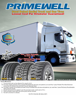 PRIMEWELL TIRE GUARD PROMO